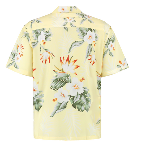 Hawaiihemd Hibiskus Gelb