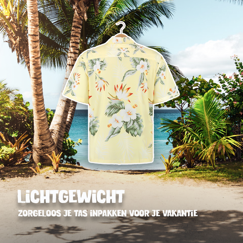 Hawaiihemd Hibiskus Gelb