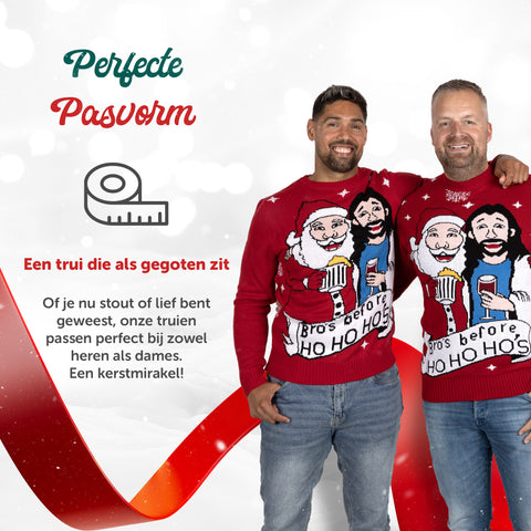 Weihnachtspullover Bro's before Ho. Ho Ho