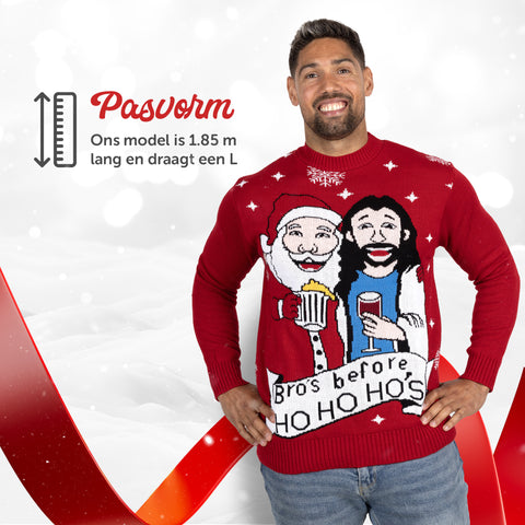 Weihnachtspullover Bro's before Ho. Ho Ho