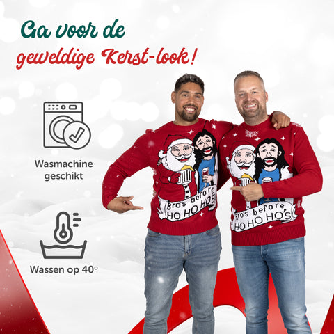 Weihnachtspullover Bro's before Ho. Ho Ho