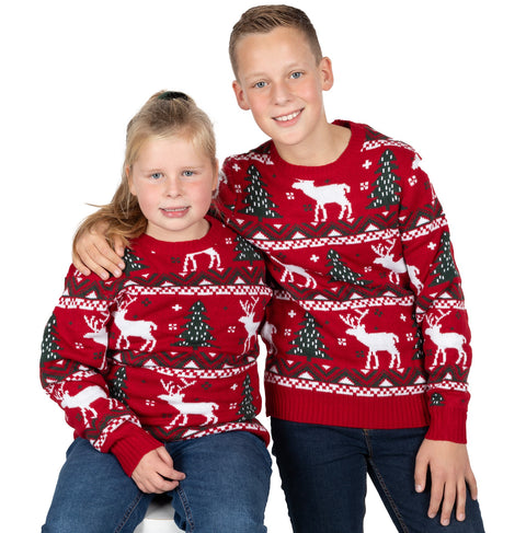 Weihnachtspullover Weihnachtsrot