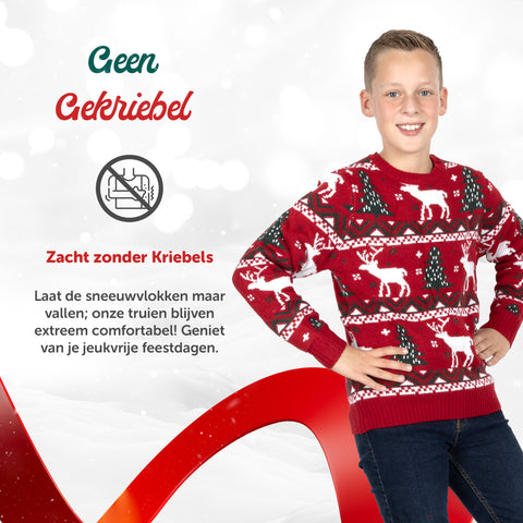 Weihnachtspullover Weihnachtsrot