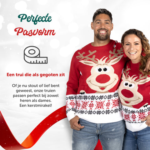 Weihnachtspullover Rudolf