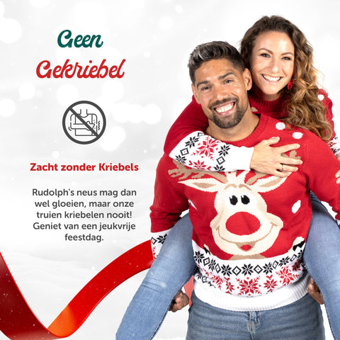 Weihnachtspullover Rudolf