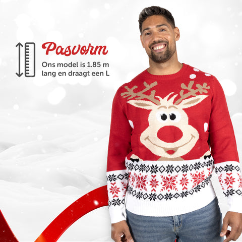 Weihnachtspullover Rudolf