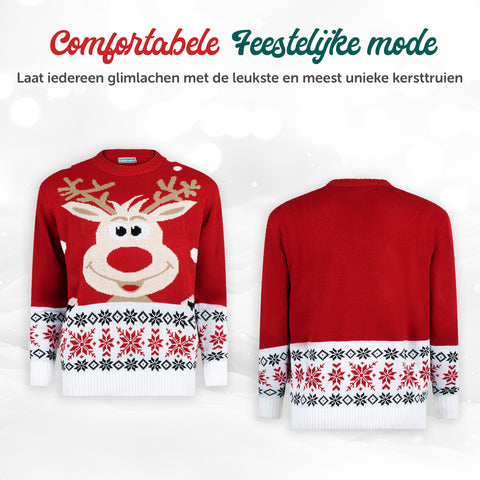 Weihnachtspullover Rudolf