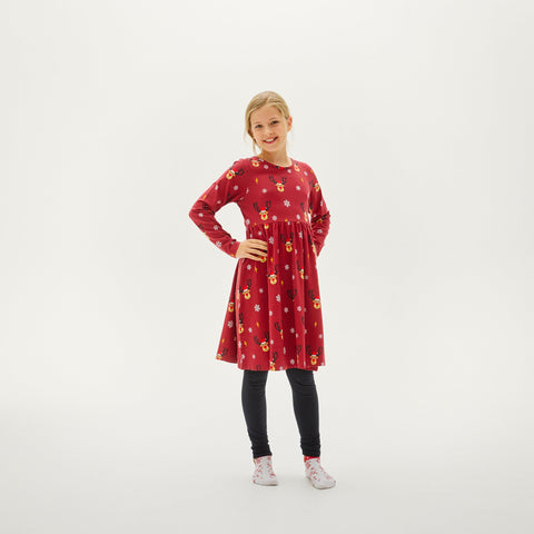 Weihnachtskleid Rudolf Mädchen