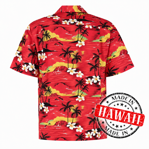 Tropisch Hawaii Rood