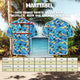 Tropisch Hawaii Blau