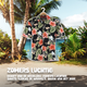 Hawaii shirt Hibiscus Zwart, voorkant aan hanger