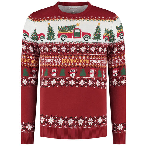 Litherday Kersttrui voor heren, kersttrui, gebreide trui met lange mouwen, warme ronde hals, pullover voor Kerstmis, feest, B-Zwart, L Litherday Kersttrui voor heren, kersttrui, gebreide trui met lange mouwen, warme ronde hals, pullover voor Kerstmis, feest, B-Zwart, L